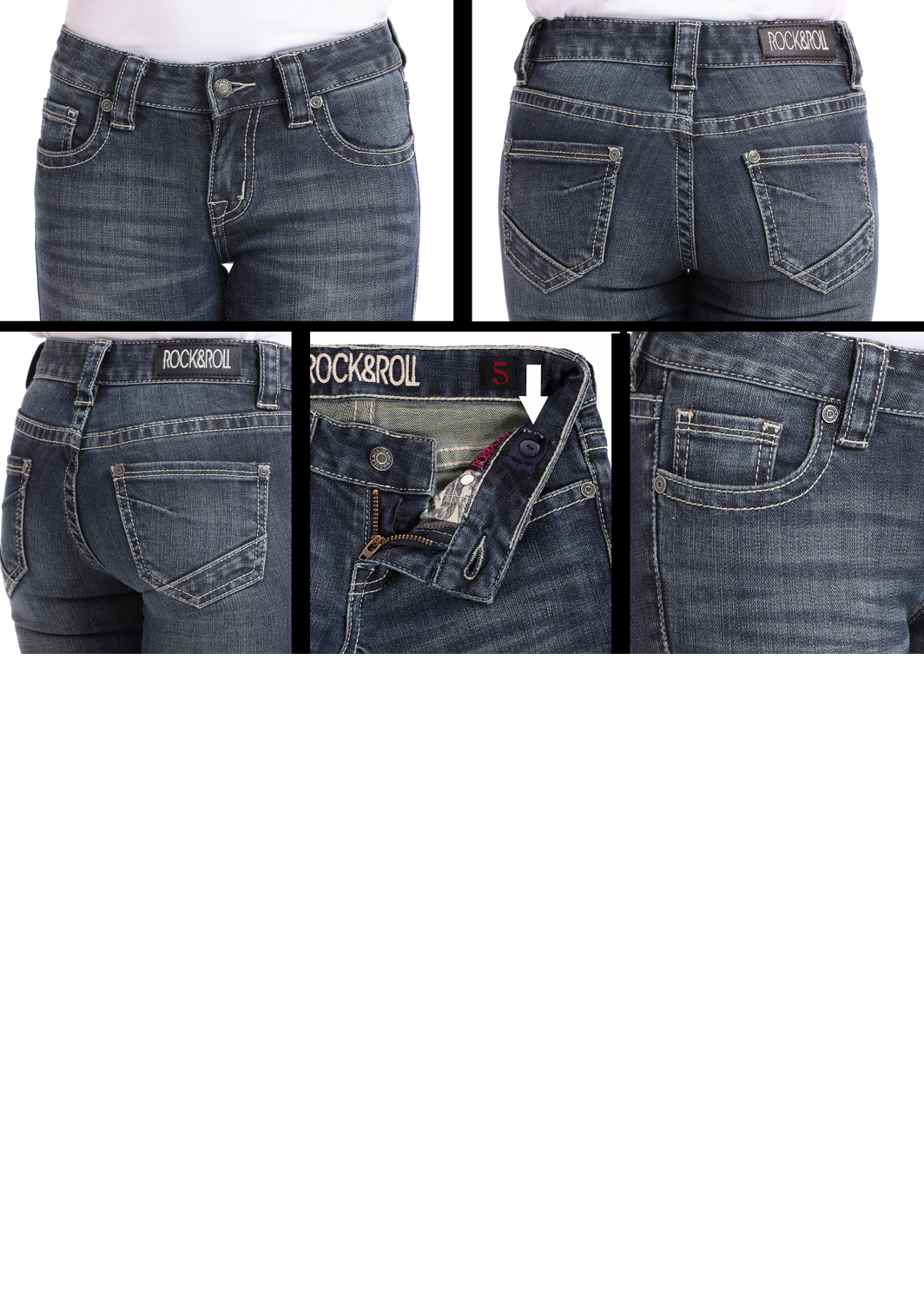 girls rock and roll jeans