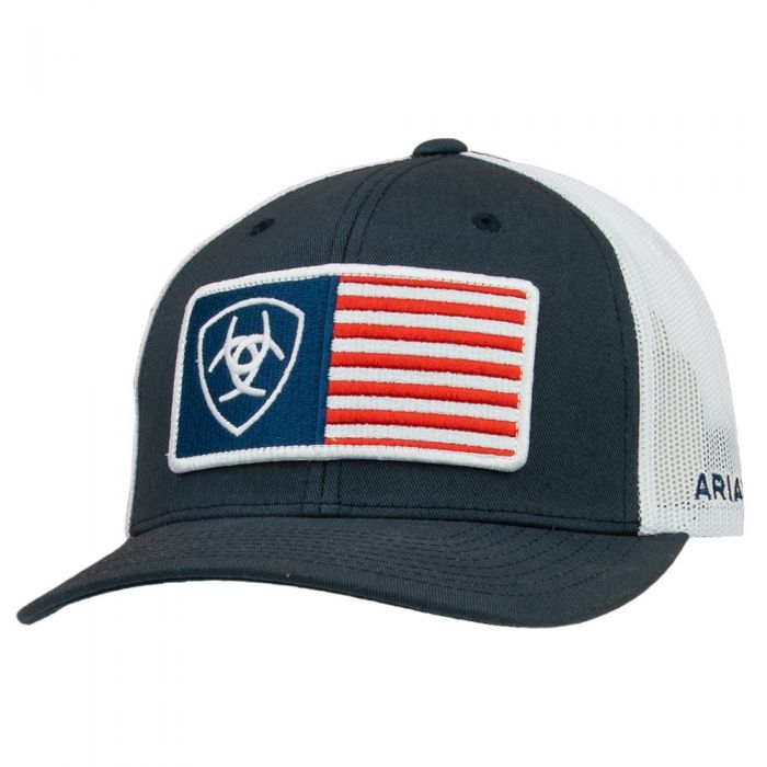 ariat flag hat