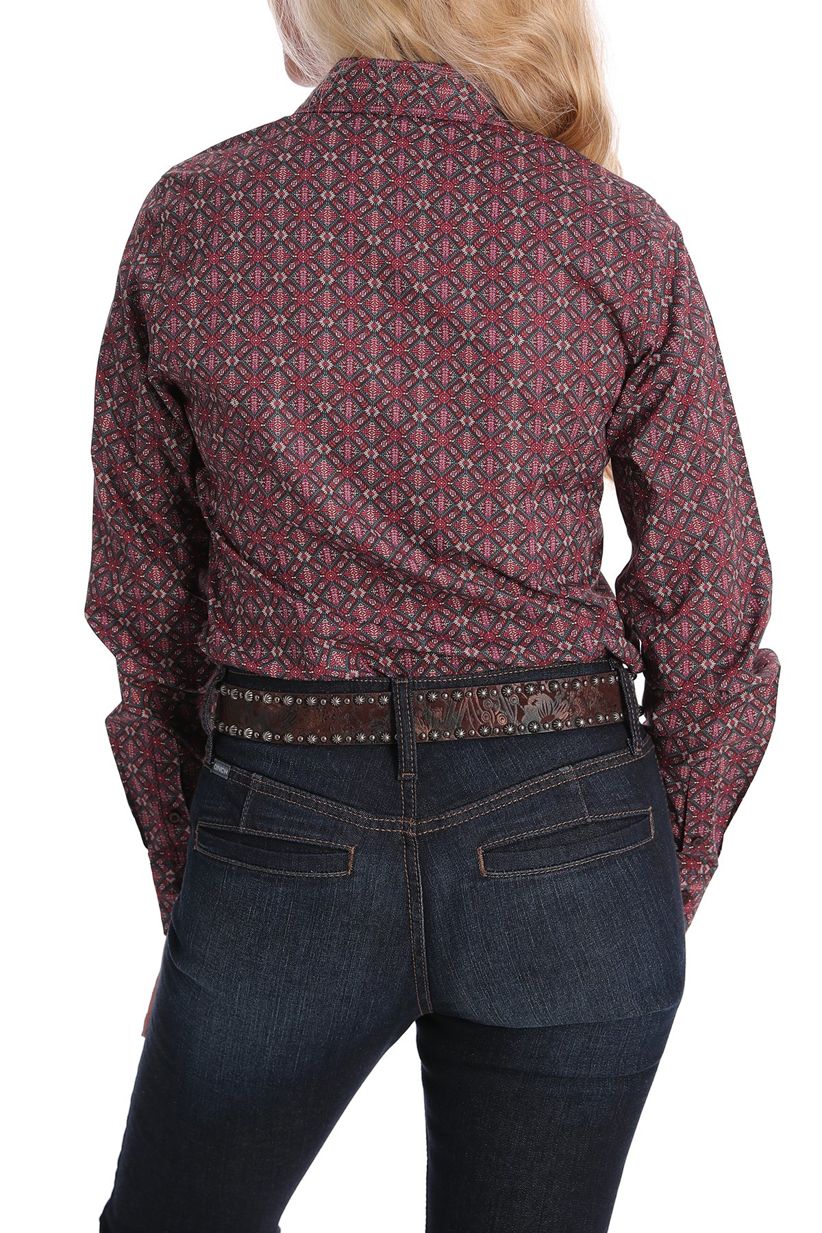 cinch brown shirt